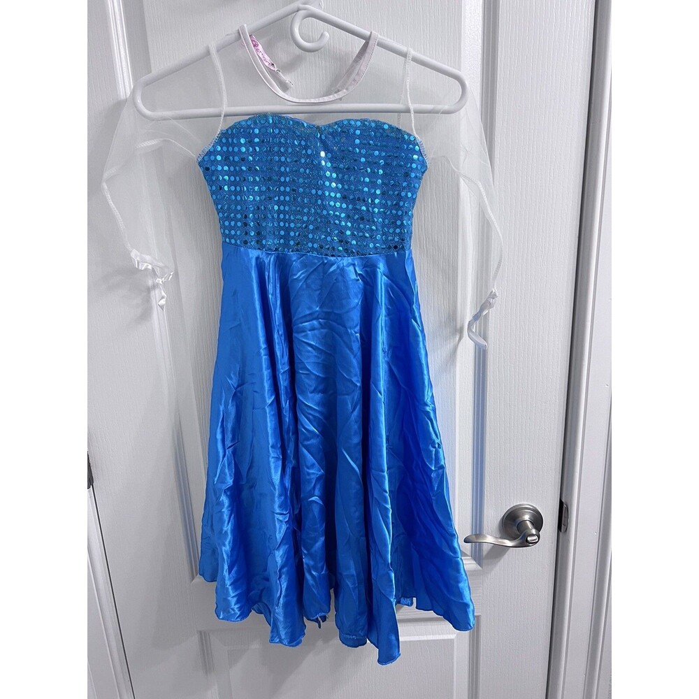Pettigirl Frozen Inspired Dress Size 4-6 Halloween Costume Dress Up
